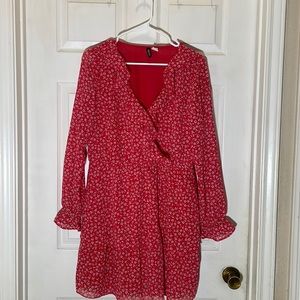 Red Floral dress from H&M, size Medium